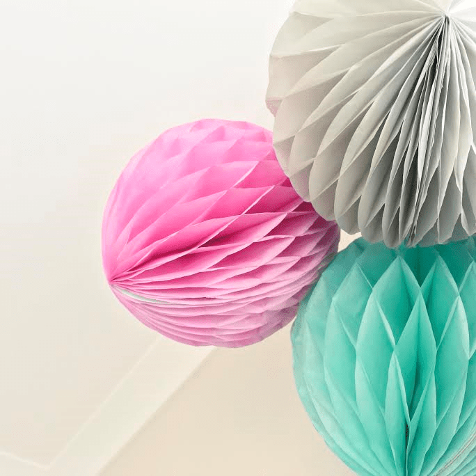 Spring Paper Honeycombs