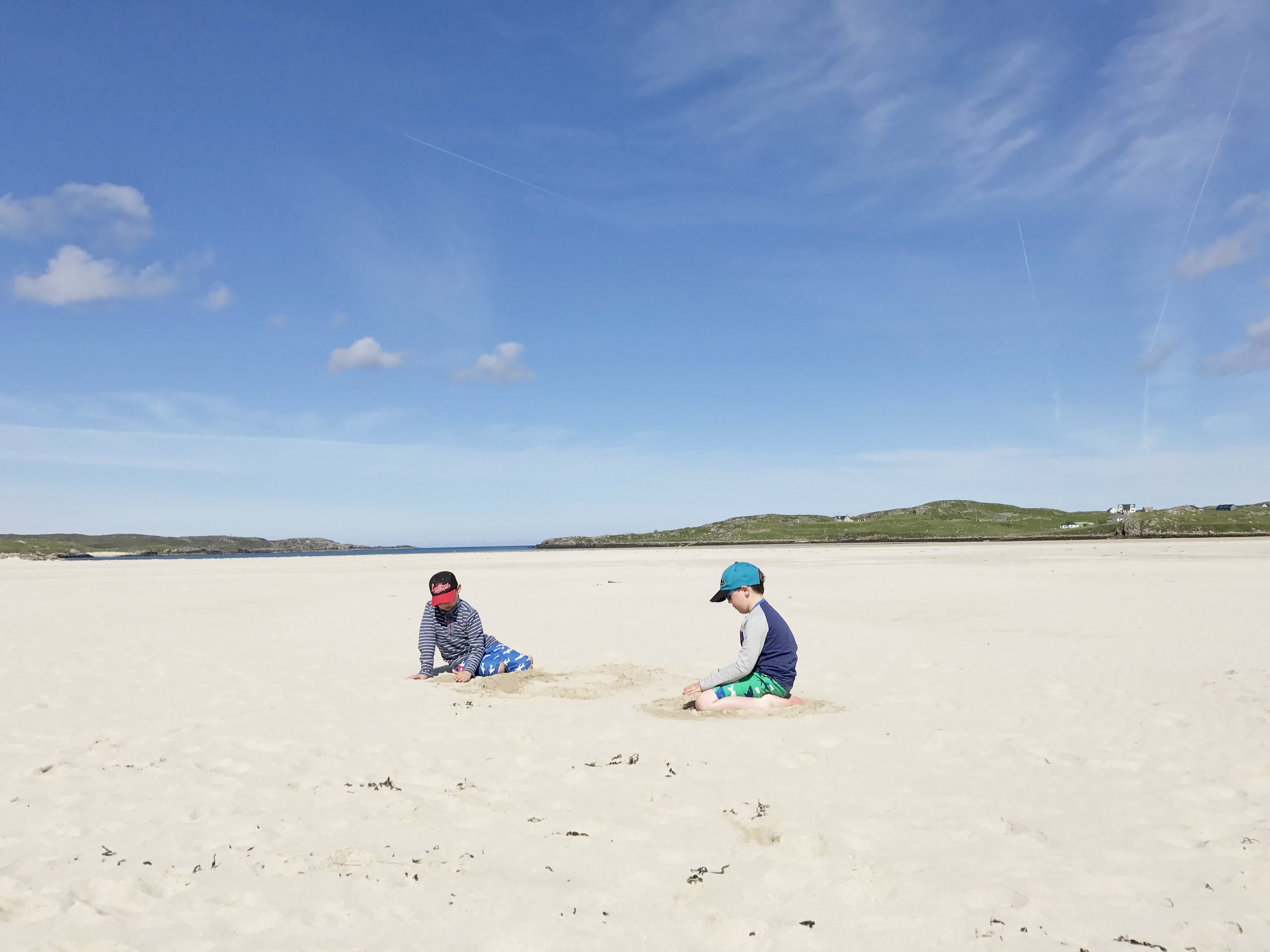 Boys on Uig Beach