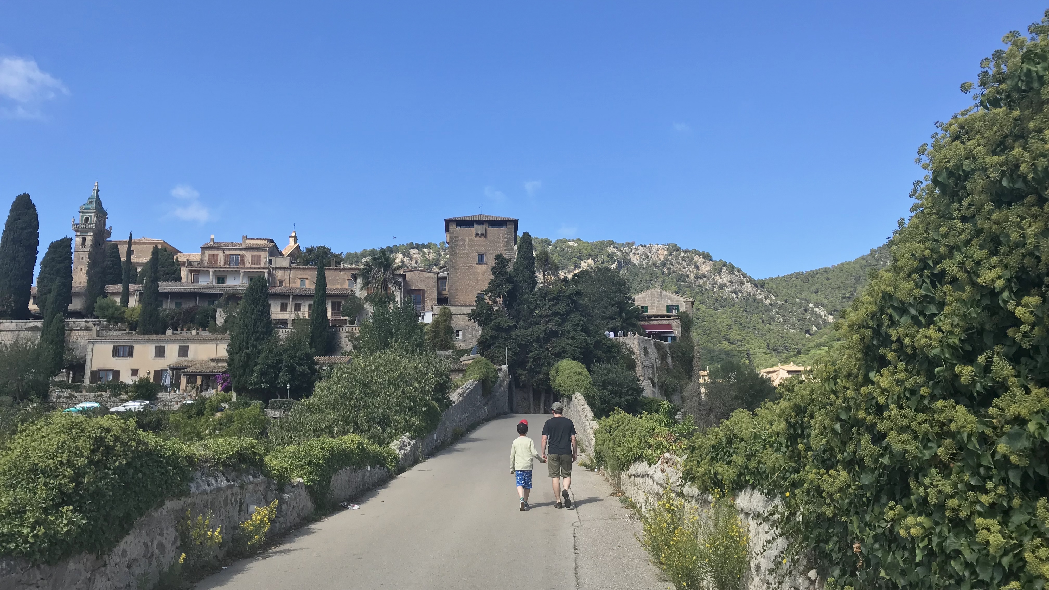 Valldemossa on foot.JPG