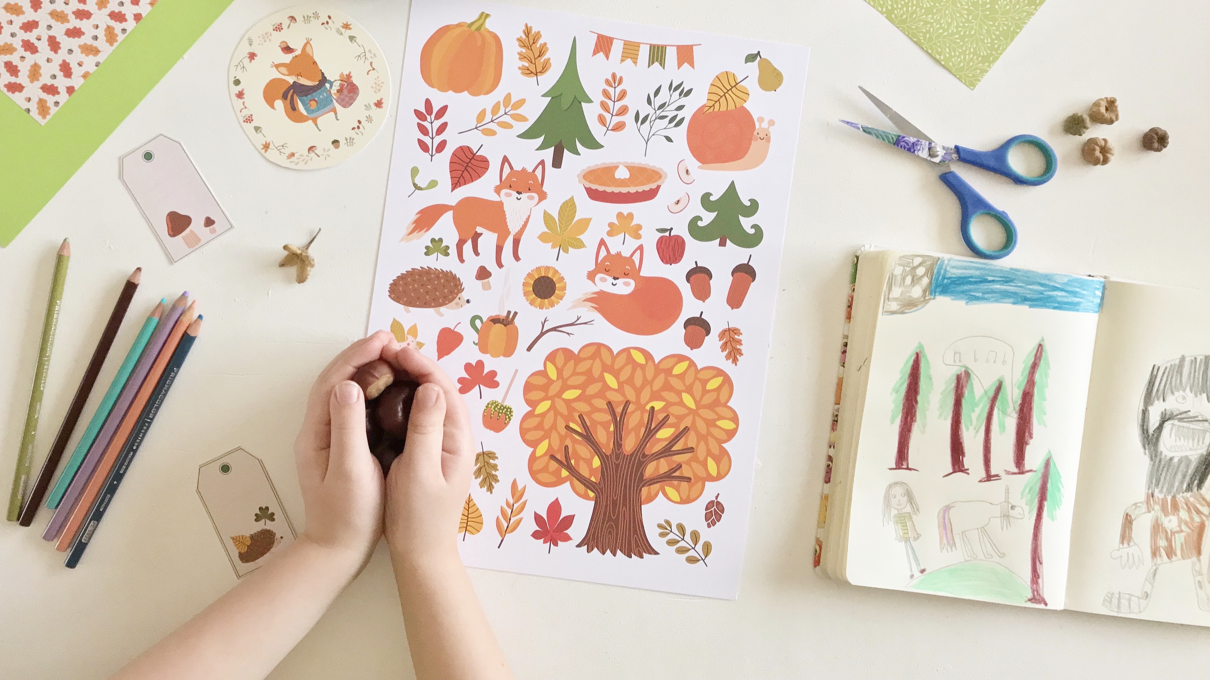 Autumn Crafts and Sick Days