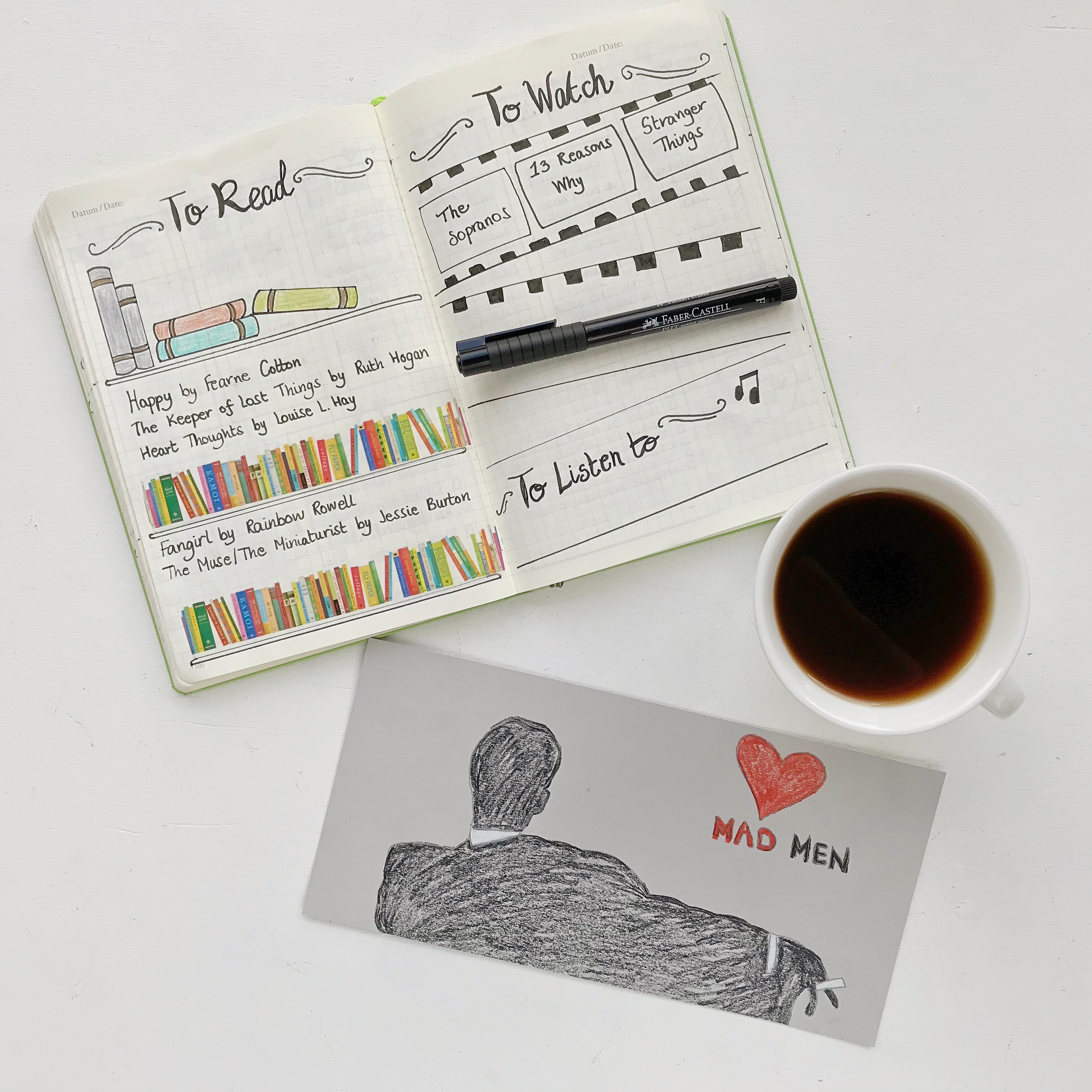 Mad Men and Bullet Journal.JPG