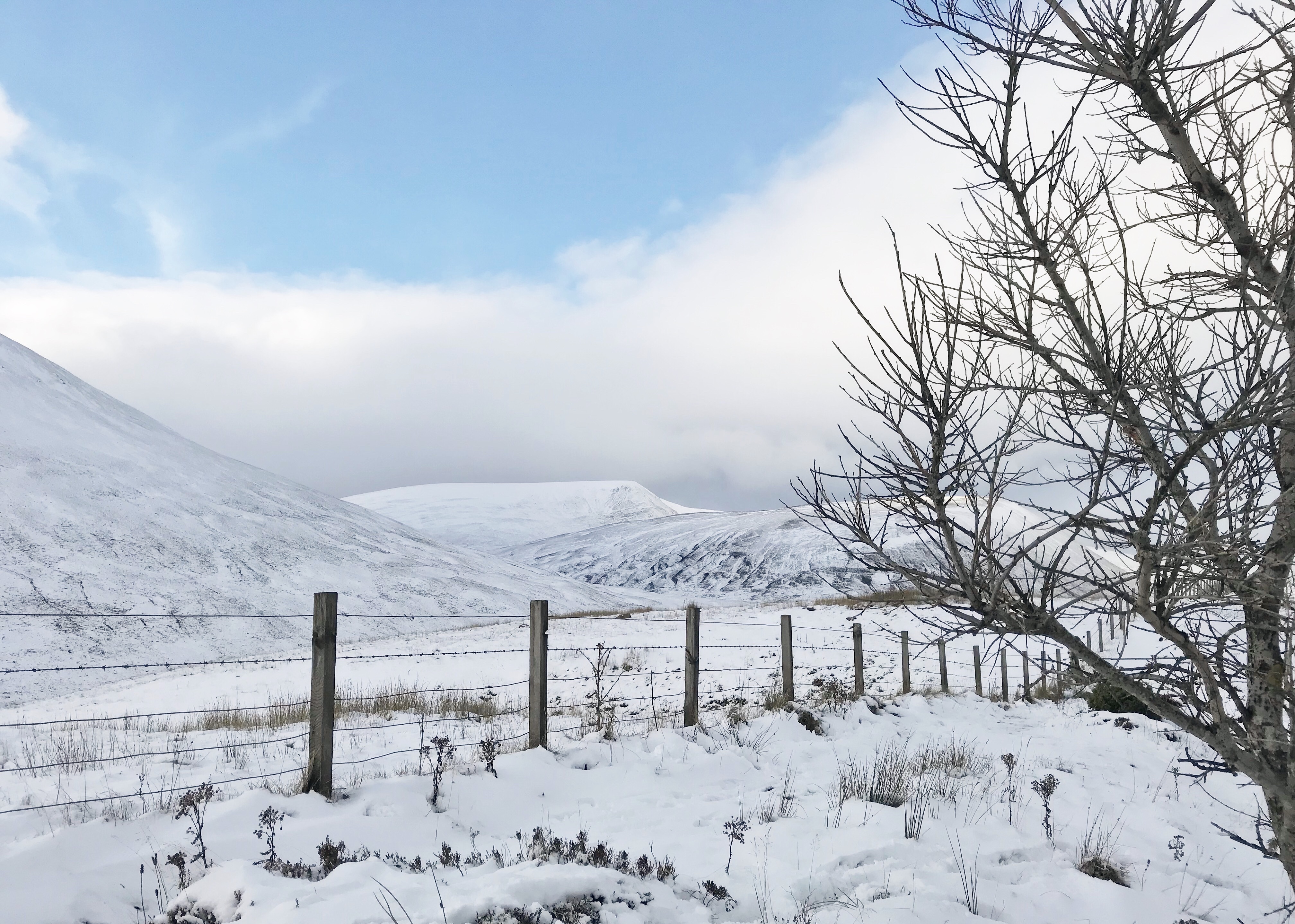 Snow Scottish Highlands