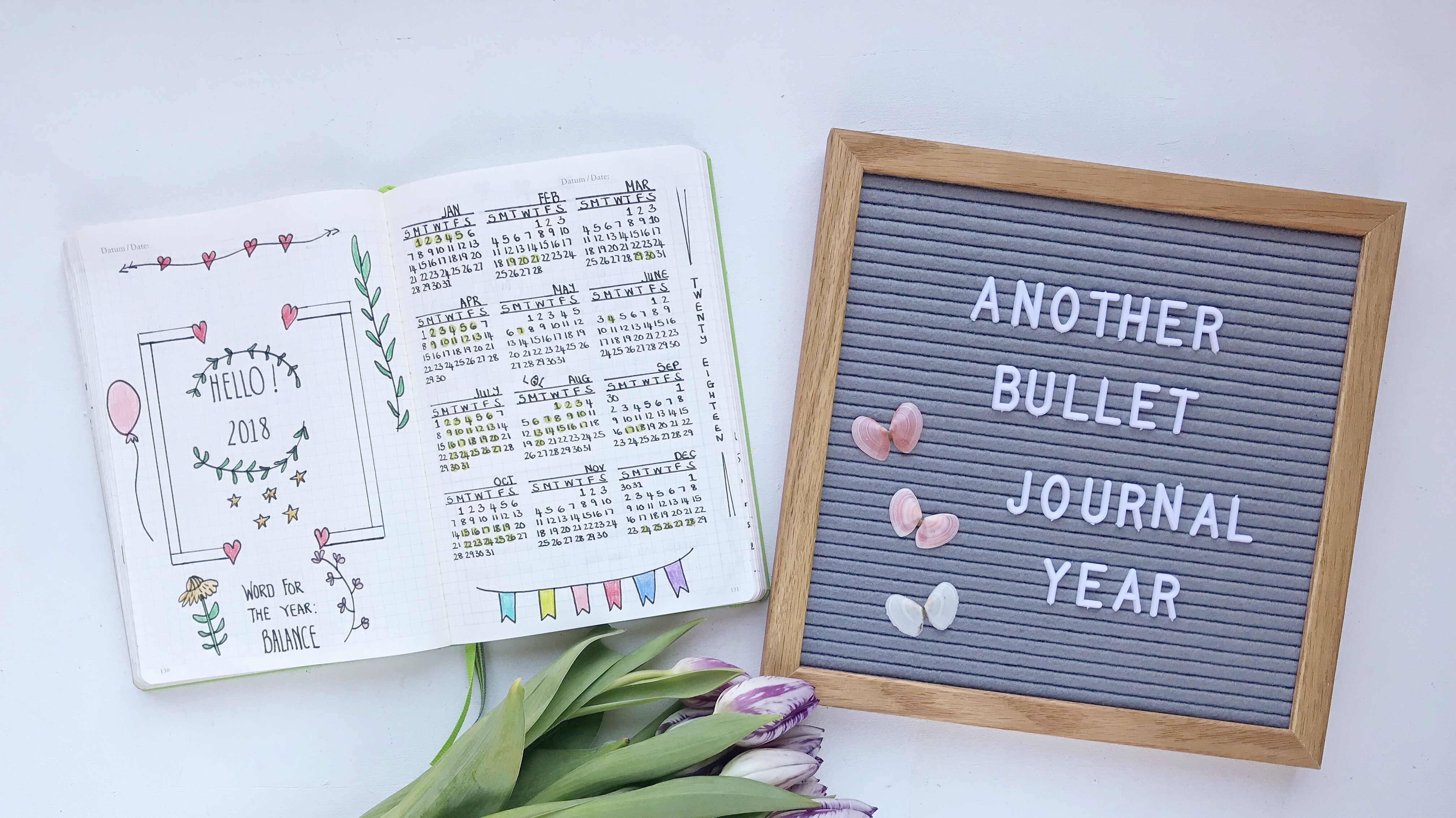 2018 Bullet Journal Ideas 3