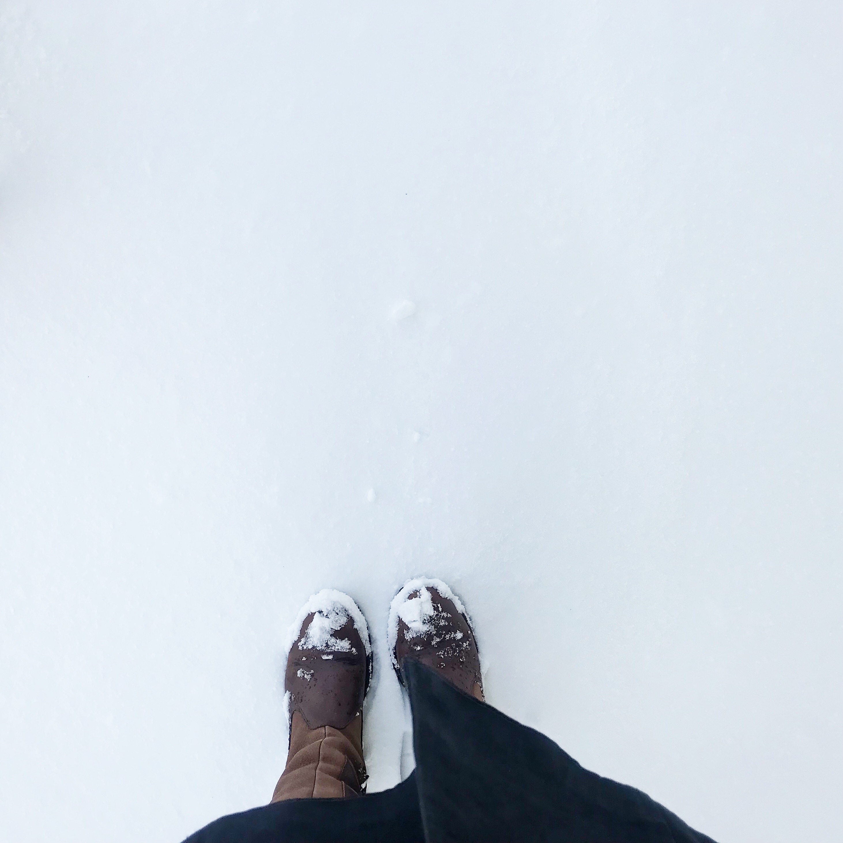 Feet in Snow