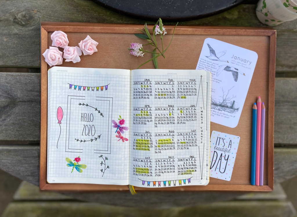 Bullet Journal 2020 Spread