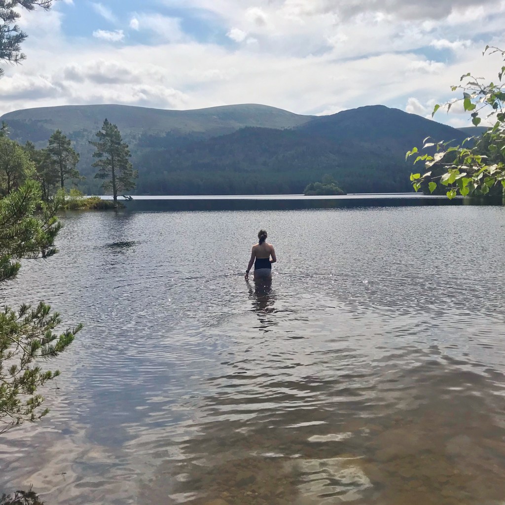 Swimming Loch an Eilean
