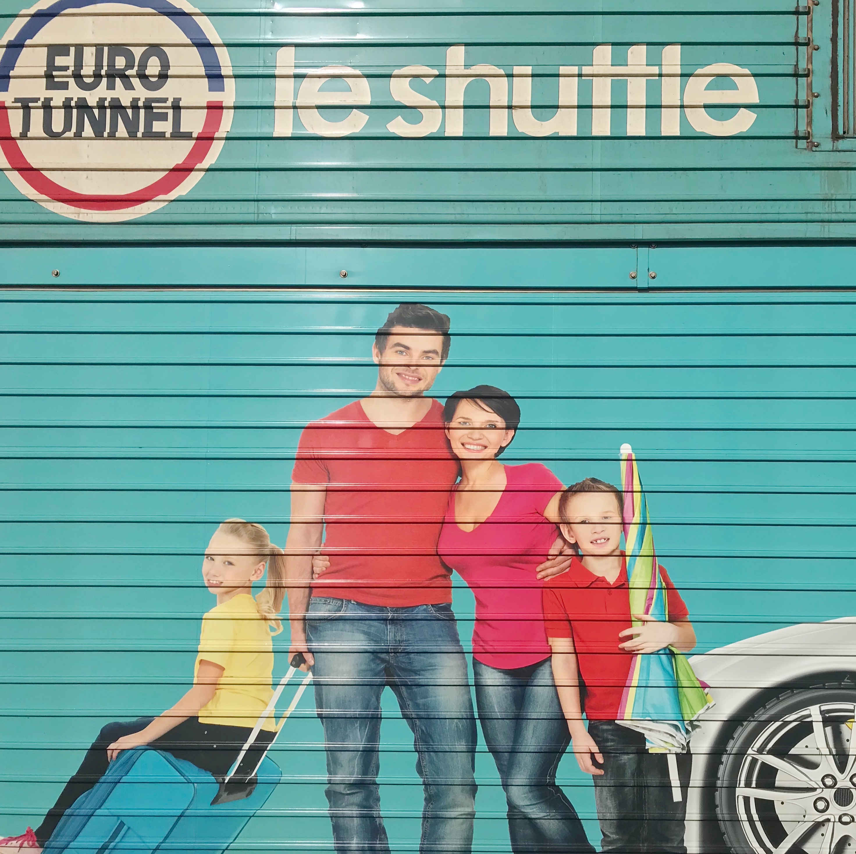 Picture of the Eurotunnel Le Shuttle train