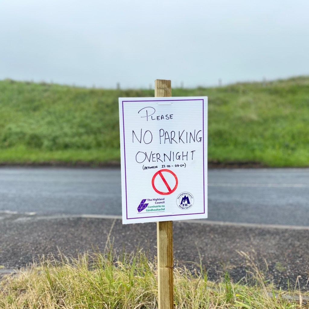 No Overnight Parking Sign NC500