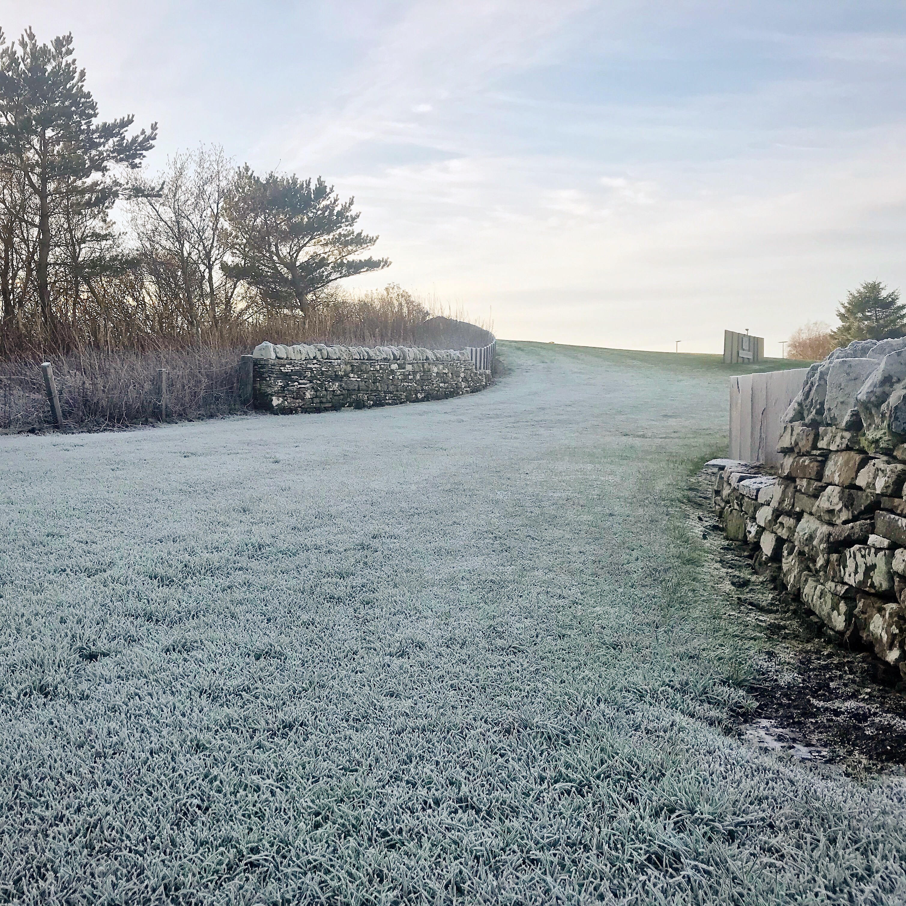 Frosty scene in Caithness
