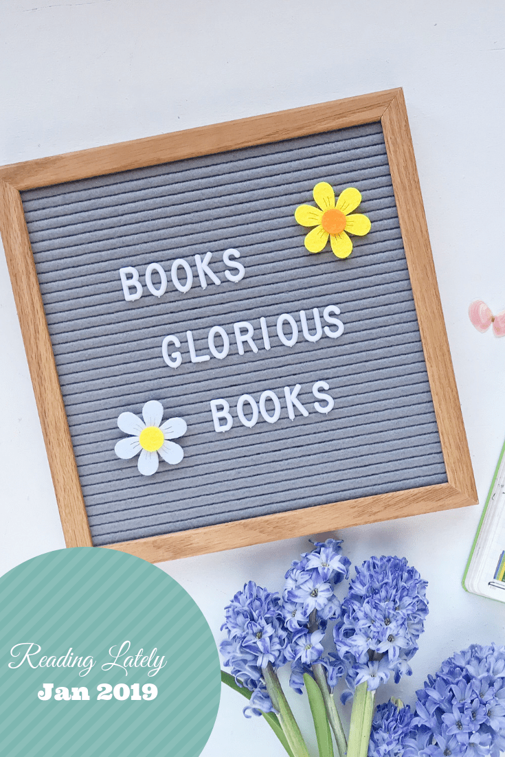 Picture of letterboard with words 'books glorious books.'