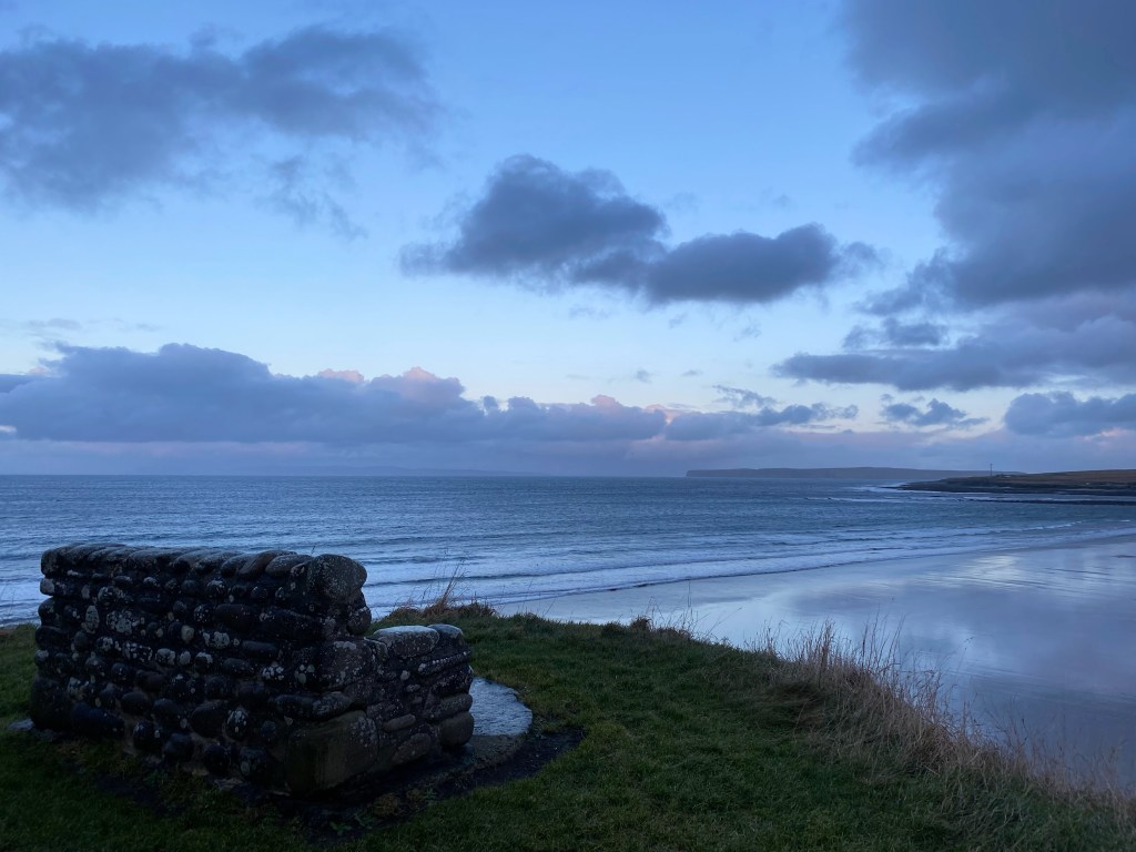 Caithness beach in winter
