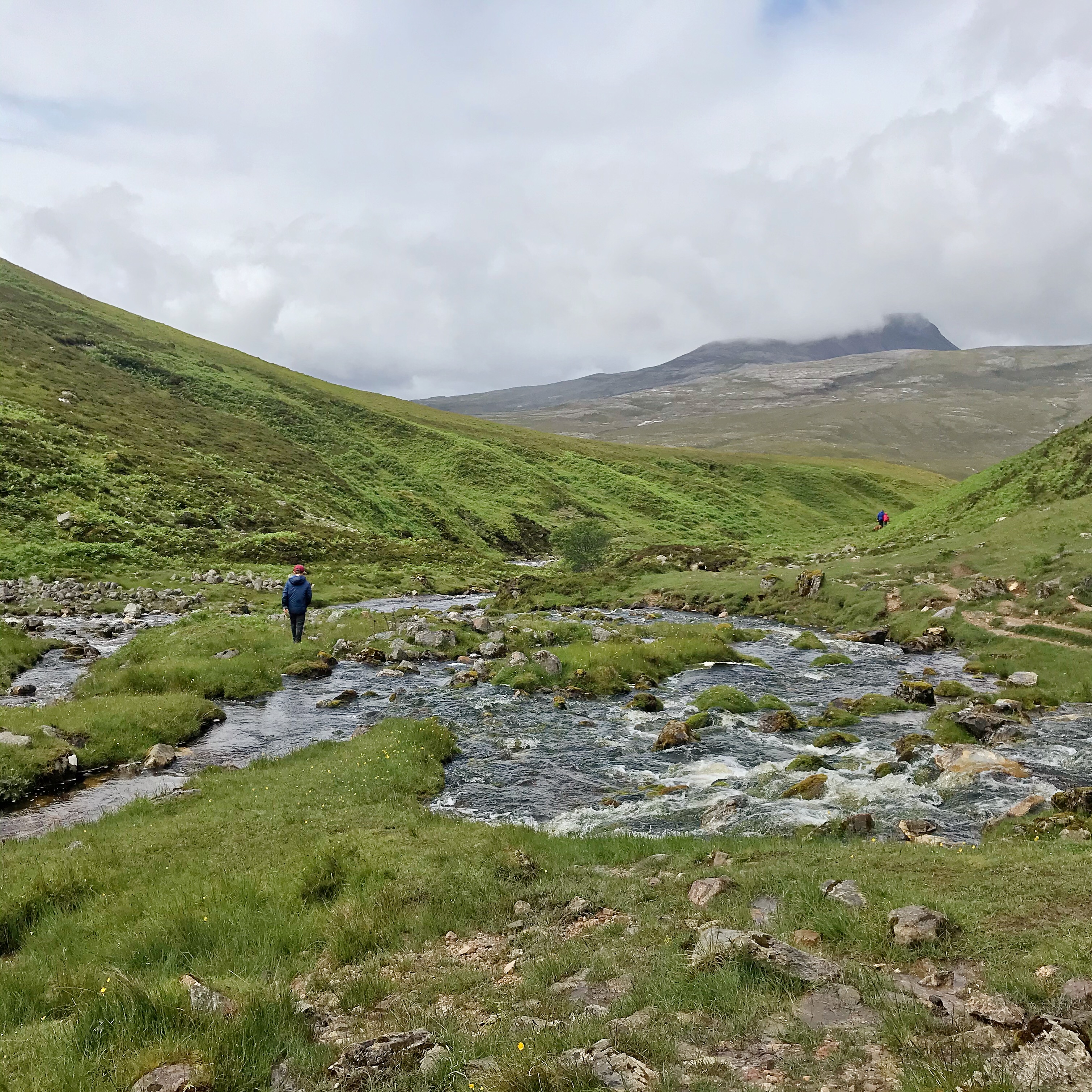 Landscape around Bone Caves, Inchnadampf, Scotland