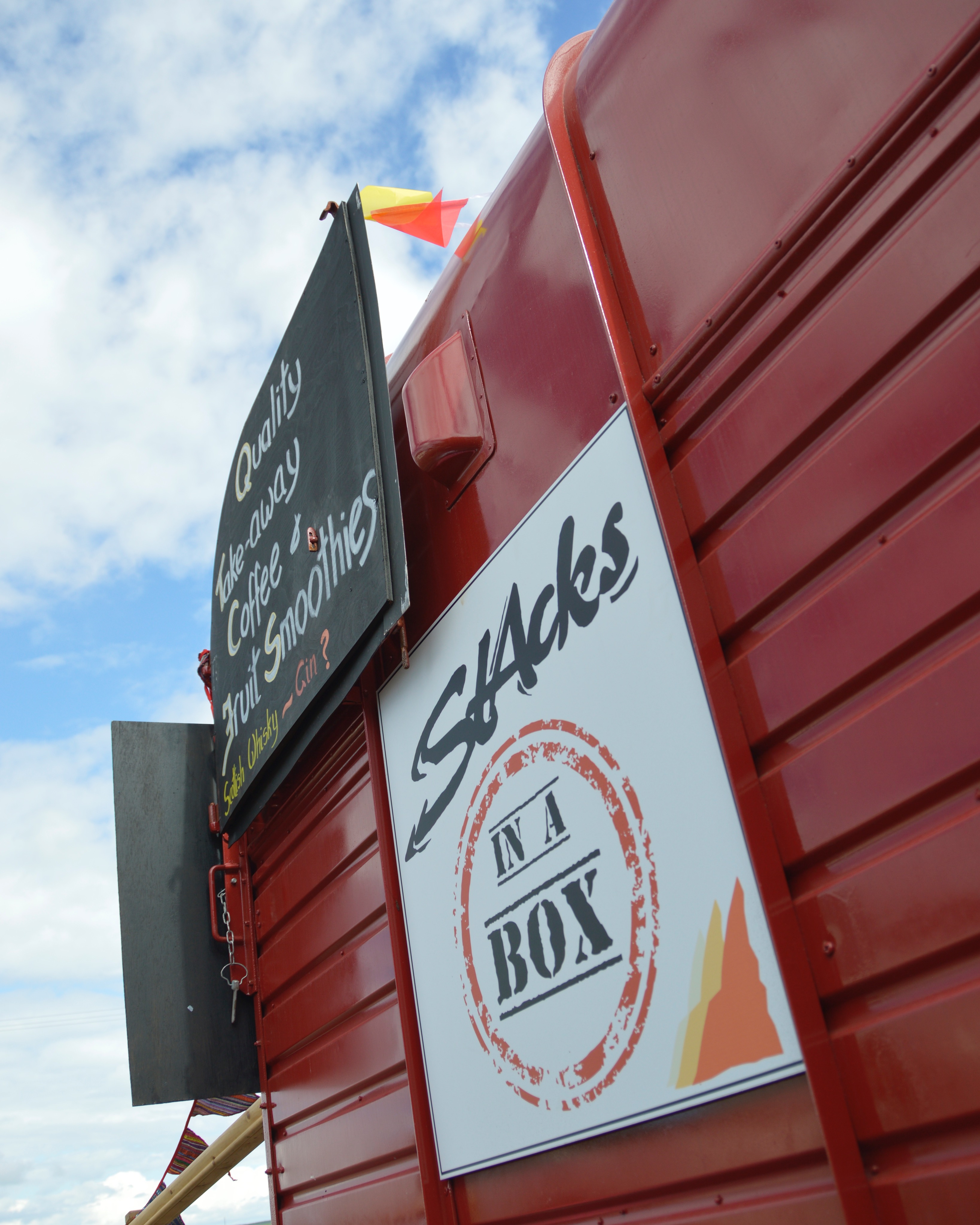 Photo of Stacks Bistro, John O Groats, travelling horsebox