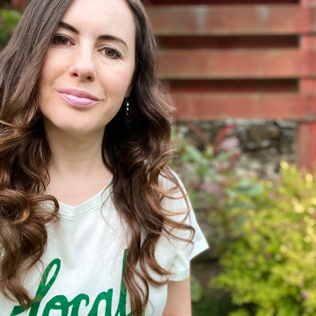 Gail in ‘local’ t-shirt 2020